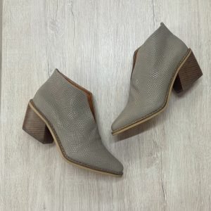 Botines verdes pino en cuero