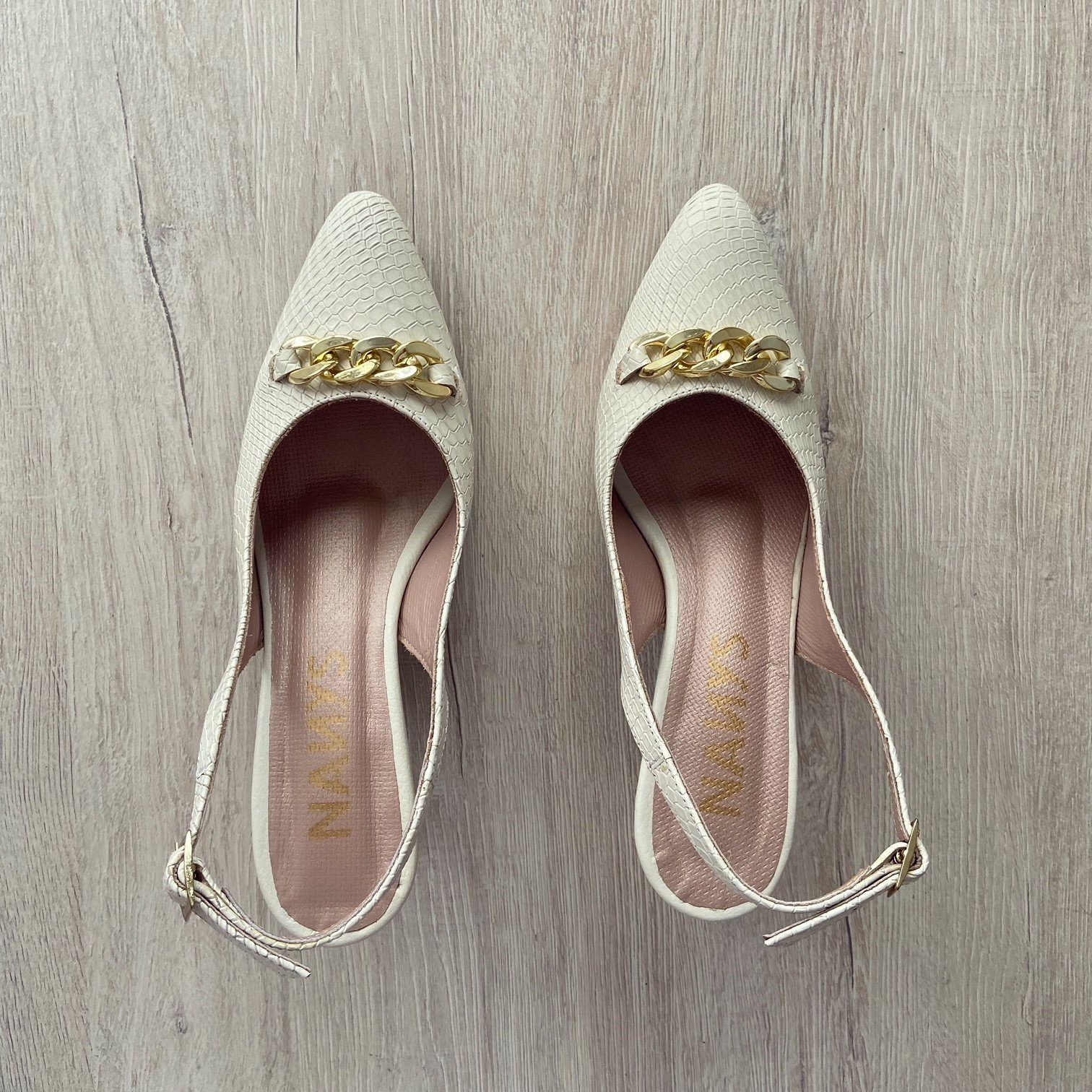 Zapato Talco con herraje en cuero - Imagen 2