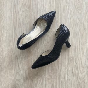 Zapatos negros en cuero clásicos