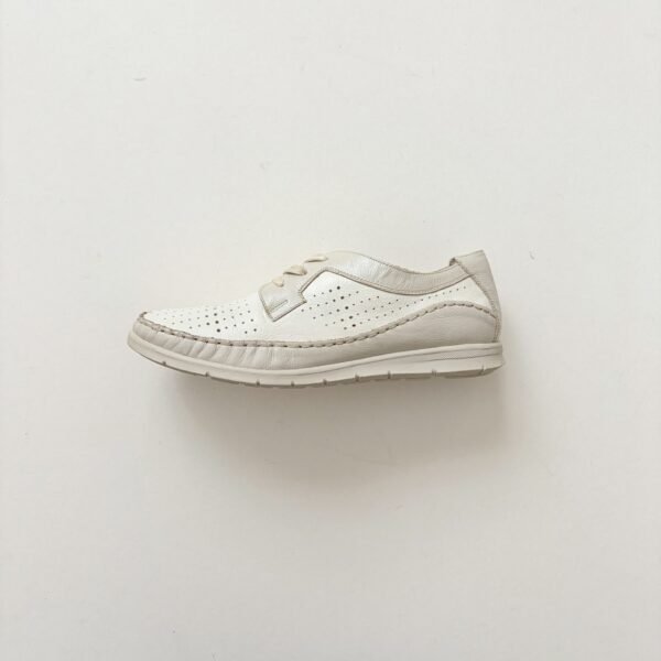 Tenis talco en cuero