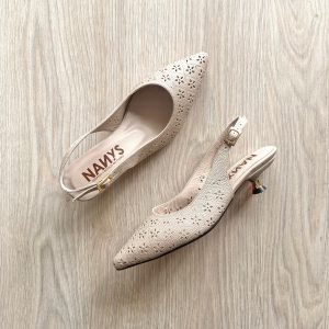 Zapatos arena en cuero