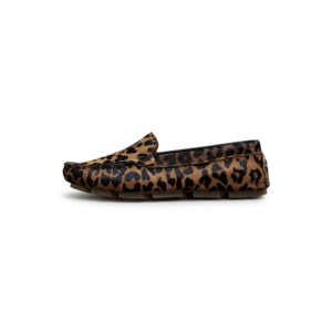 Mocasines animal print en cuero