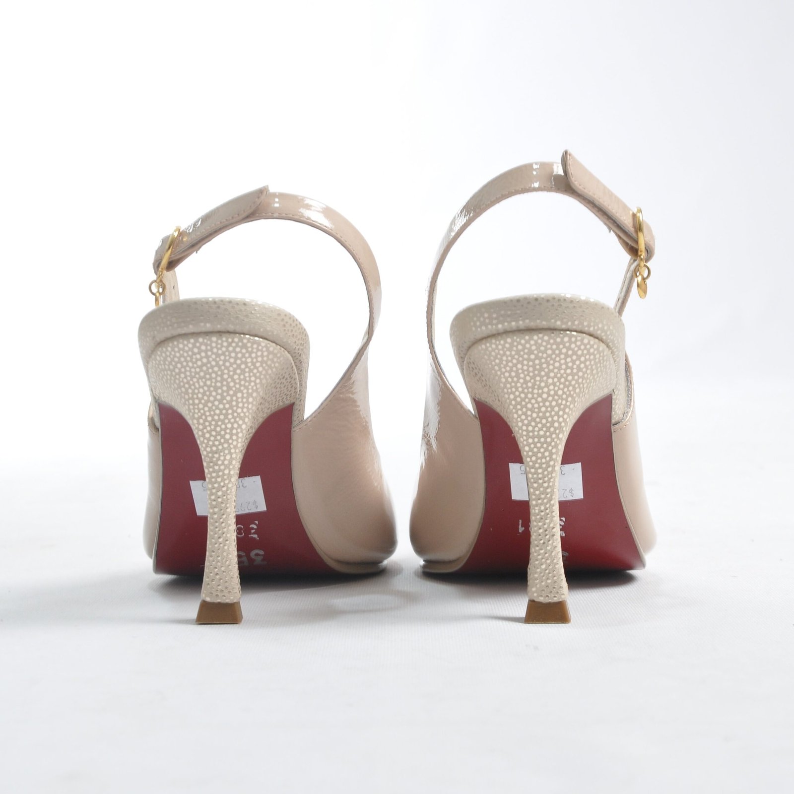 Zapatos clásicos nude en cuero - Imagen 2