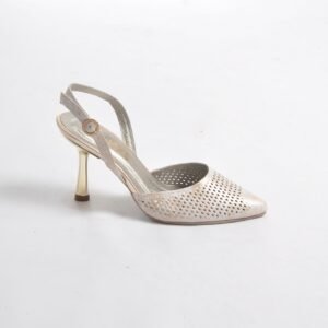 Zapatos talco en cuero envejecido