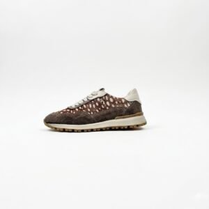 Tenis bambi con arena en cuero