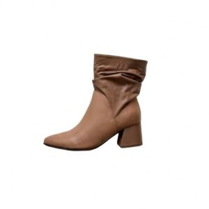 Botas miel en cuero