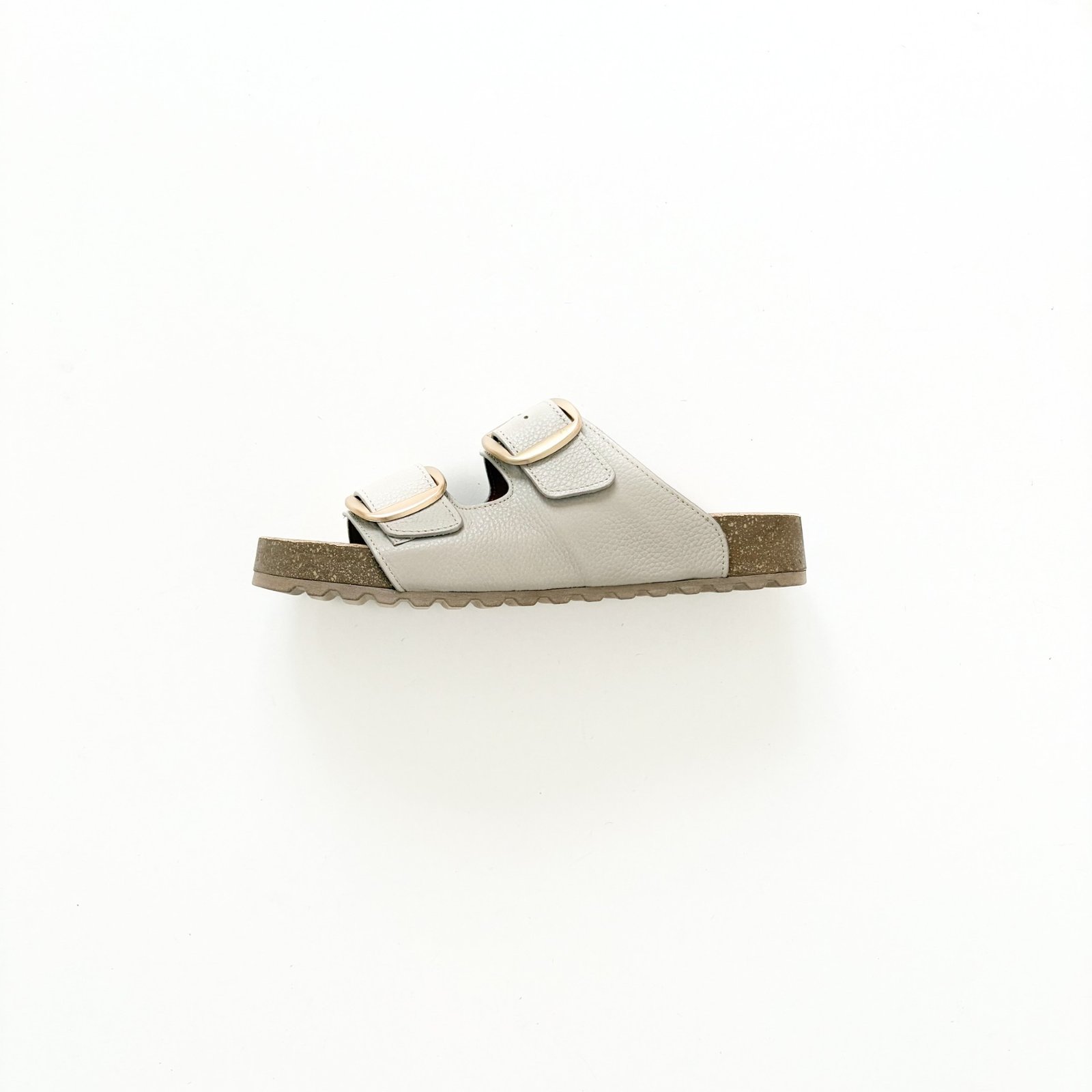 Sandalias talco en cuero
