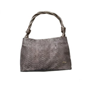 Bolso mediano bronce en cuero