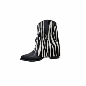 Botas texanas animal print en cuero