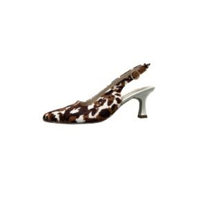 Zapatos animal print vaca en cuero