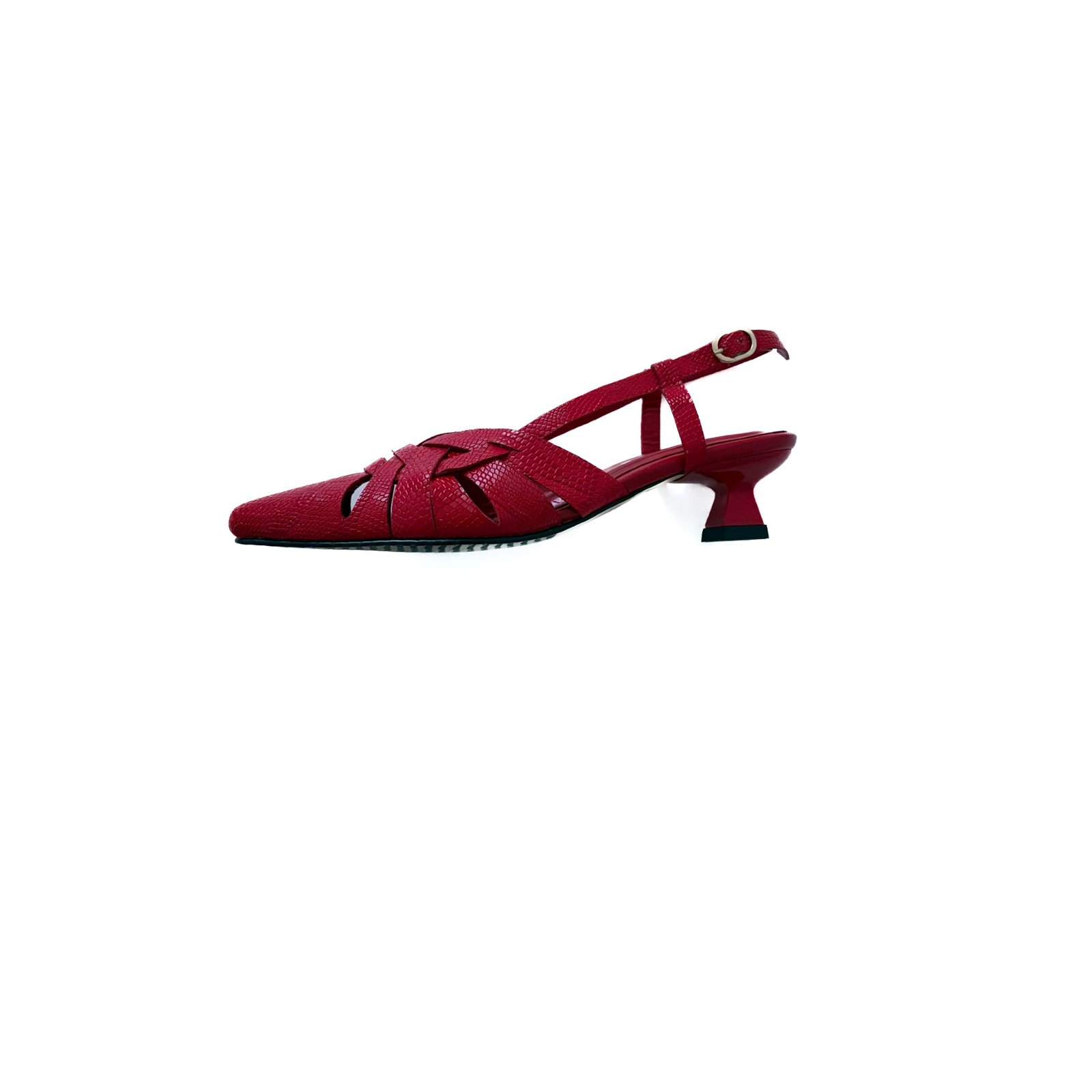 Zapatos rojos en cuero